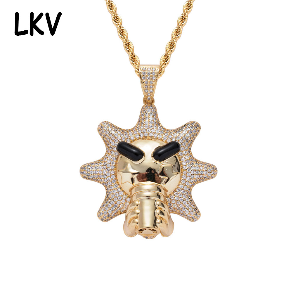 hip hop jewelry small sun drink 
