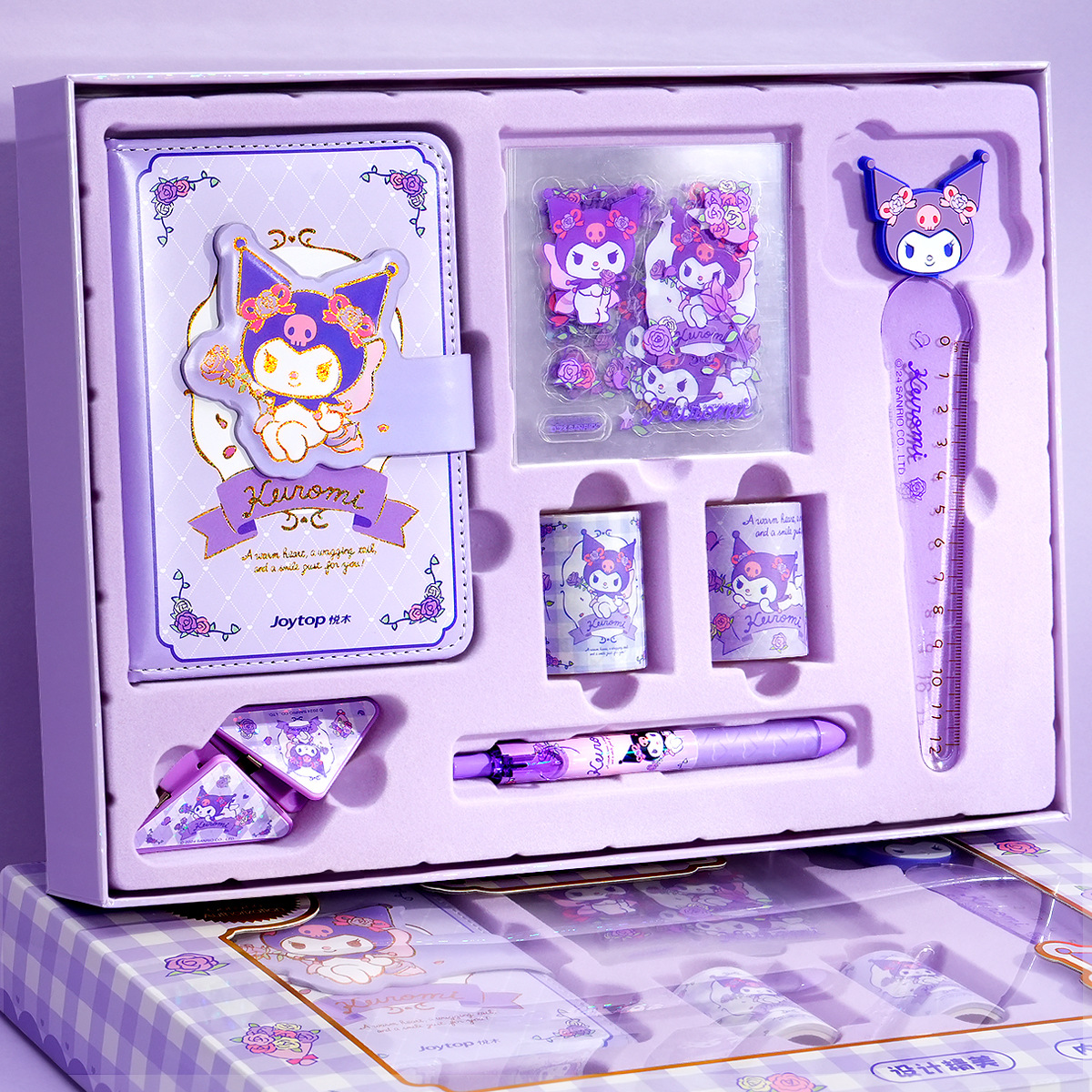 正規版サンリオ手帳ギフトボックス可愛いクロミ手帳文房具セット六一子供の日誕生日プレゼント