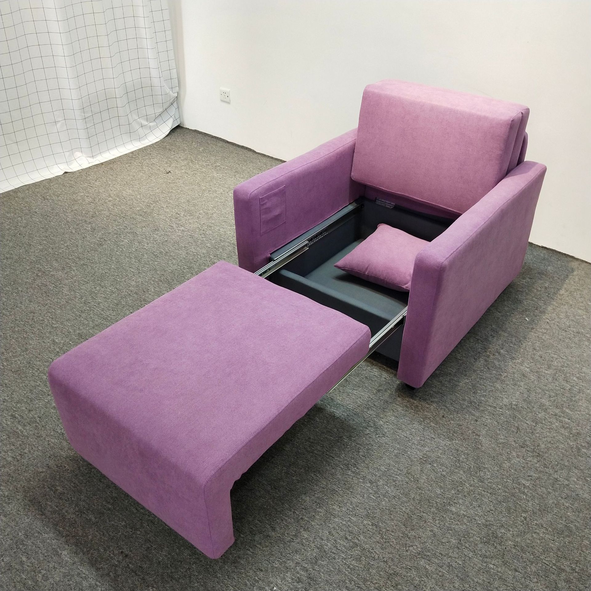 Sofá cama de una sola persona plegable pequeño estudio de la oficina almuerzo sofá silla multifunción sofá cama