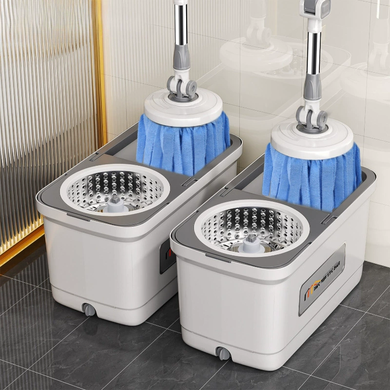 Вращающееся ведро для швабры, бытовое ведро для швабры без рук, новая модель 2024 года, инструмент для вращения и сушки швабры