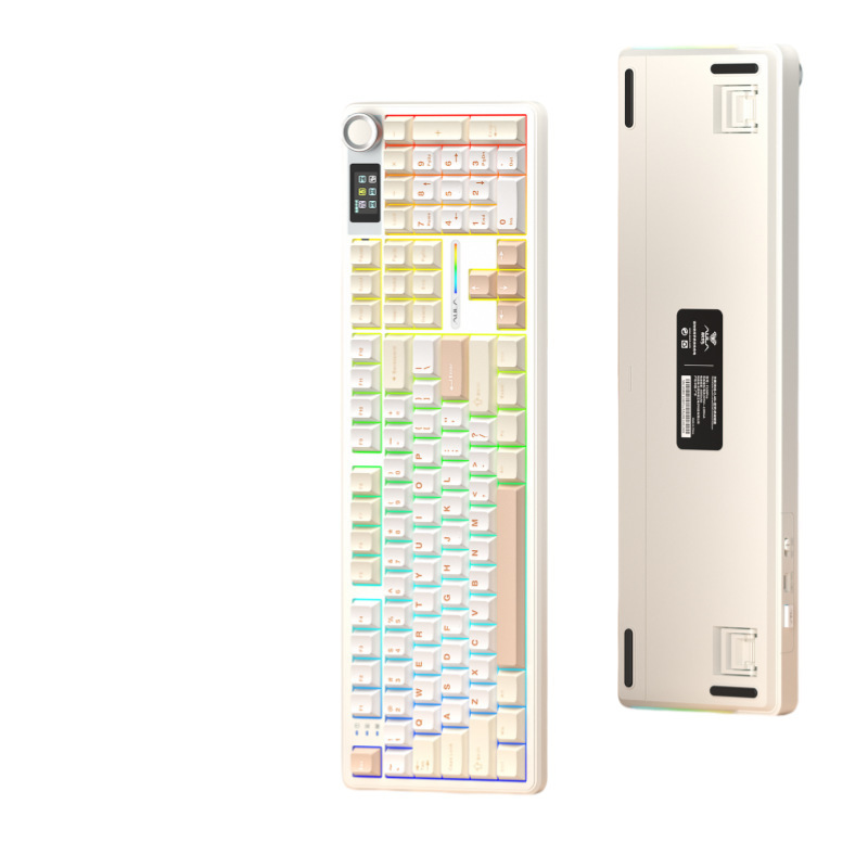 AULA タンジェリンスパイダー F108pro カスタマイズされたメカニカルキーボードワイヤレス Bluetooth 3 モード e スポーツゲームホットスワップ可能なクロスボーダー|undefined