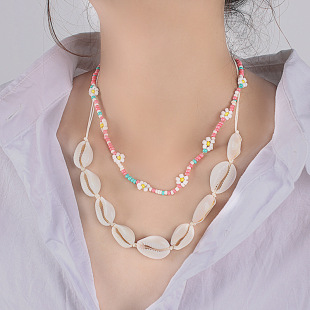 wholesale acrylic color matching necklace Nihaojewelry