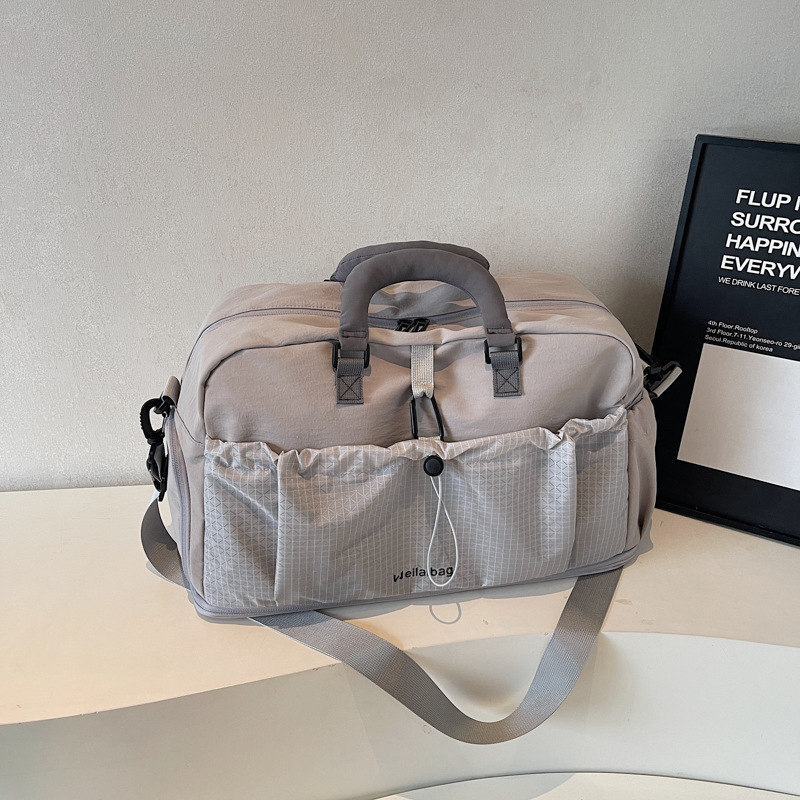 Nueva bolsa de gimnasio para hombres alta capacidad de separación seca y húmeda bolsa de natación de hombro bolso de viaje corto portátil para mujeres