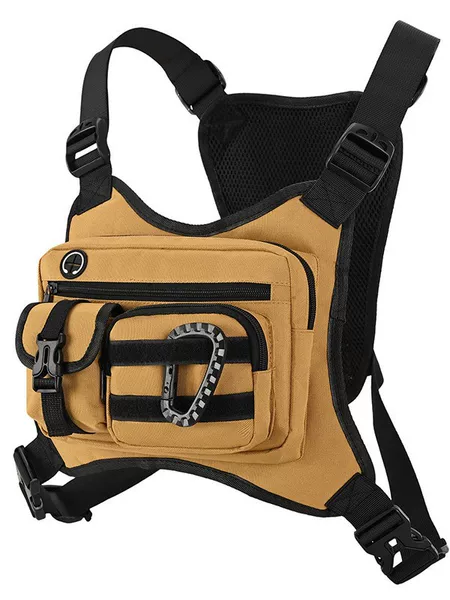 Amazon Cross-Border Outdoor Vest Bag Tactical Chest Bag Running and Cycling Outdoor Multi-Functional Tactical Vest