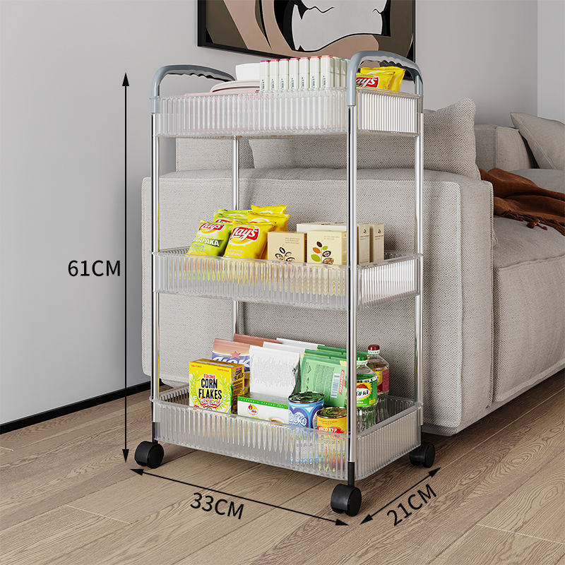 투명색 3겹[프리 유니버설 휠*4]*플라스틱*분해*분해