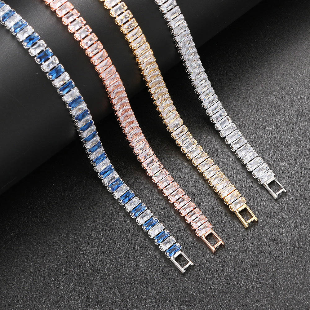 Fashion Geometric Copper Inlay Zircon Bracelets 1 Piece display picture 6