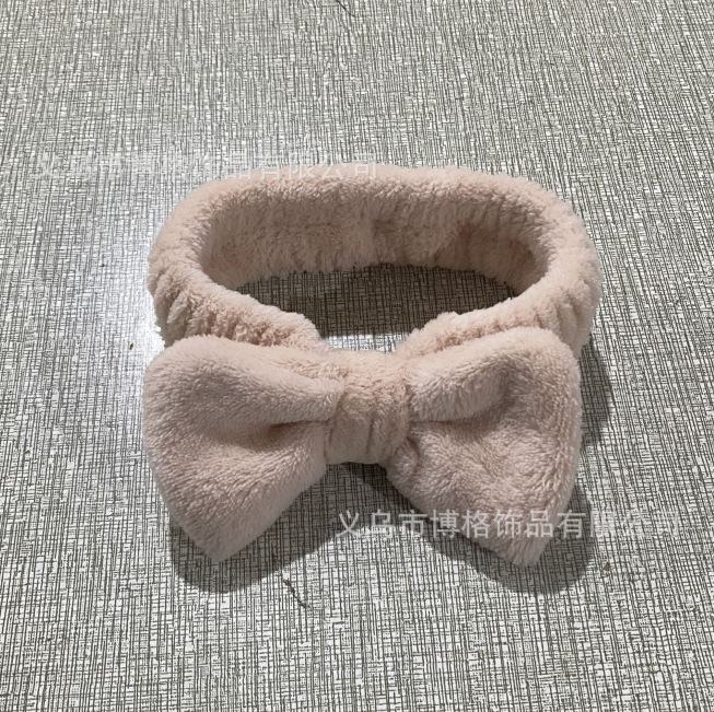 Diadema con lazo de lunares con estampado de leopardo europeo y americano, pañuelo facial SPA, diadema elástica transfronteriza, diadema de borde ancho a rayas