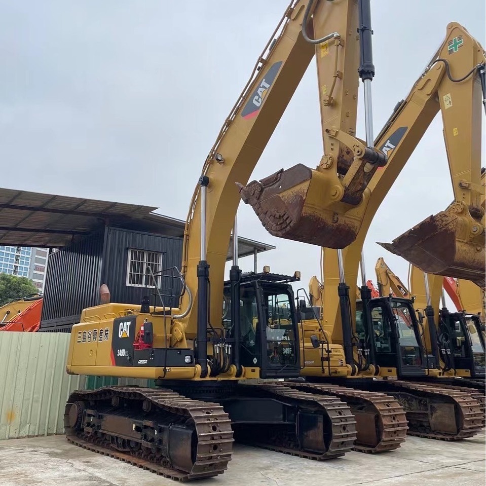 Mercado en el extranjero de segunda mano 312D 323D mercado de excavadoras Carter 349 comprar 345 320 con cabeza de cañón