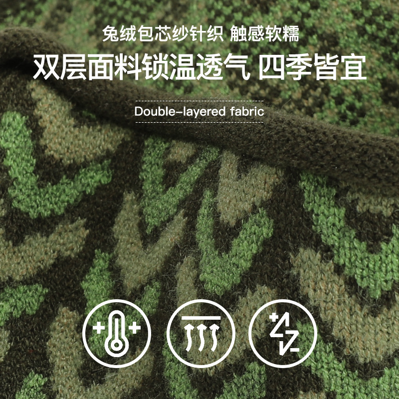 亚马逊兔绒针织运动头带女吸汗弹力发带女户外运动健身跑步头带男|undefined