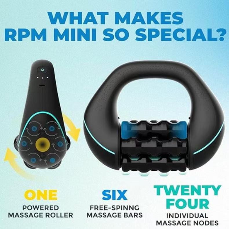 Roller fascial massager