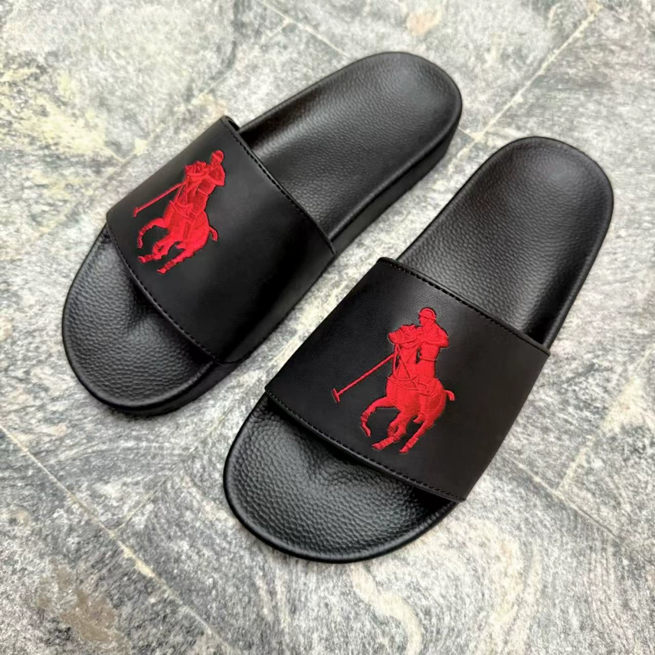 Тапочки, летние тапочки, нескользящие, против запаха, популярные дышащие тапочки, уличная одежда, модные элитные сандалии для пар с вышивкой.