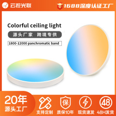 跨境新款天境灯全光谱色域动态护眼书房儿童卧室遥控晴空吸顶灯