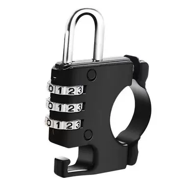 Helmet lock — motorcycle safety helmet hook fixed
