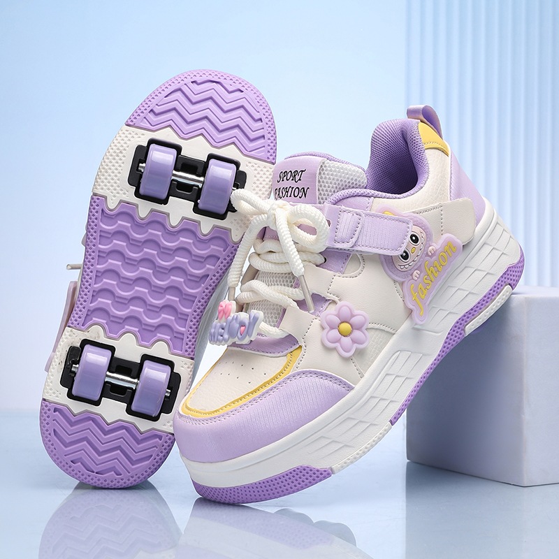 Cross-border Amazon high-value roller shoes for primary school students, boys and girls, outdoor sports skates, drop shipping