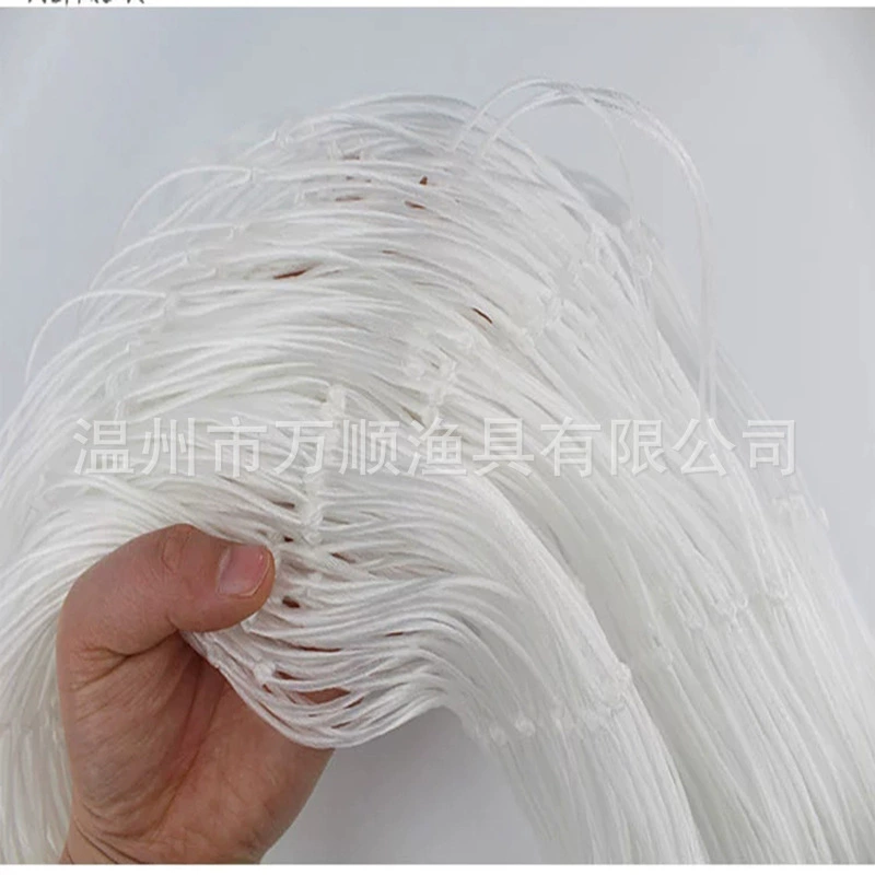 Разведение сети сельскохозяйственная сетка завязанная сетка веревка нейлон моноволокна комплекс твист чистая многожильный моноволокна комплекс Твист три нити твист чистой