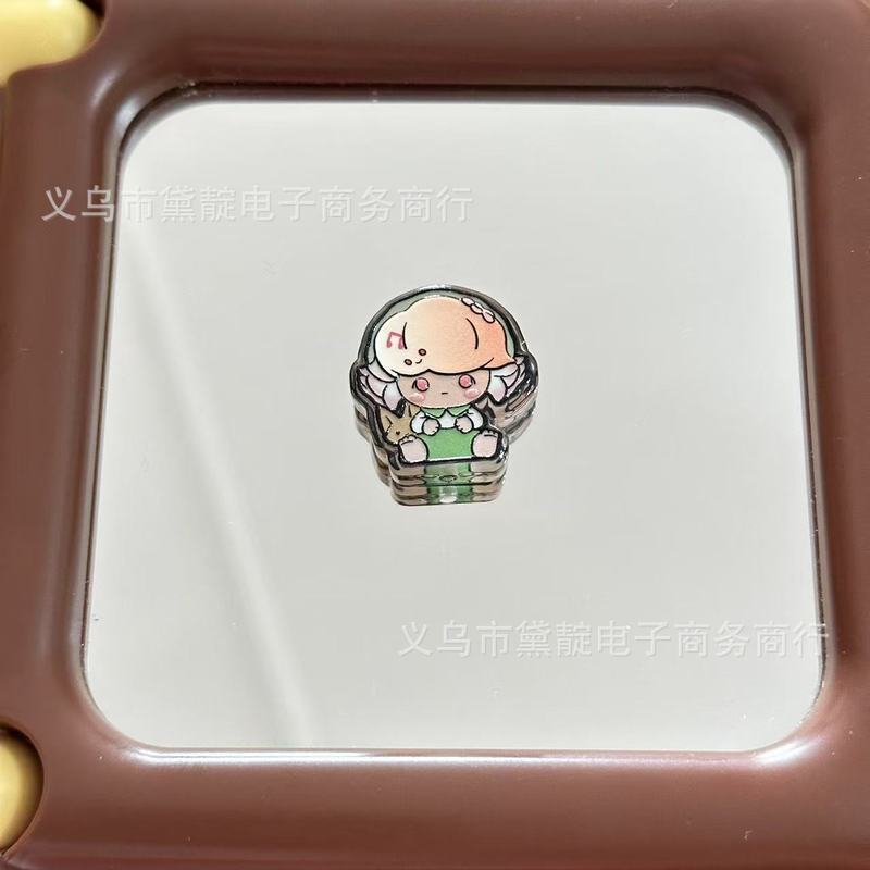 diy ジュエリーアクセサリーアクリルレリーフジャスミンかわいいビーズ携帯電話チェーンバッグキーホルダー素材|undefined