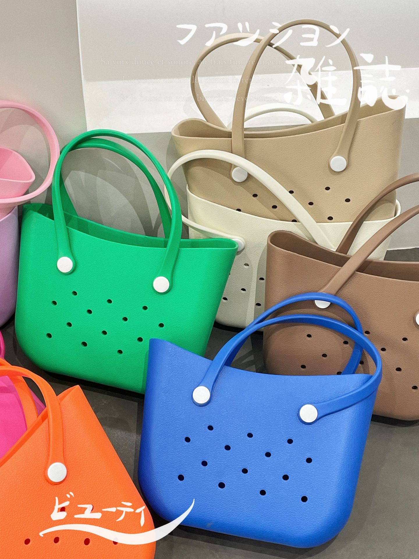 1696g Weight Open Closure Type Double Handle Strap Type Handbag Bags Type Casual, Daily Occasion EVA Material Solid Color Pattern All Seasons Season Women's Gender Streetwear Style Square Shape Women's EVA Solid Color Streetwear Square Open Handbag 5