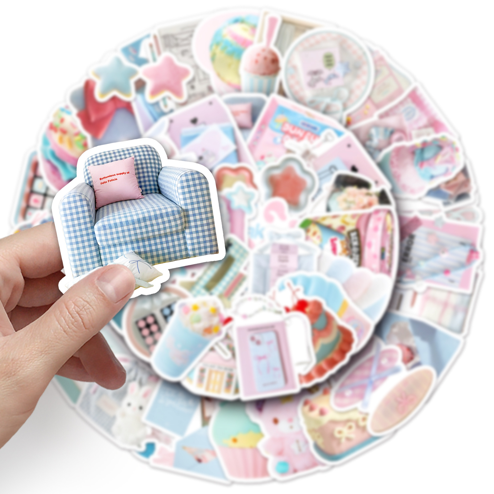 Cute Style 1 Set Pencil School Graduation PVC Self-adhesive Cute Stickers