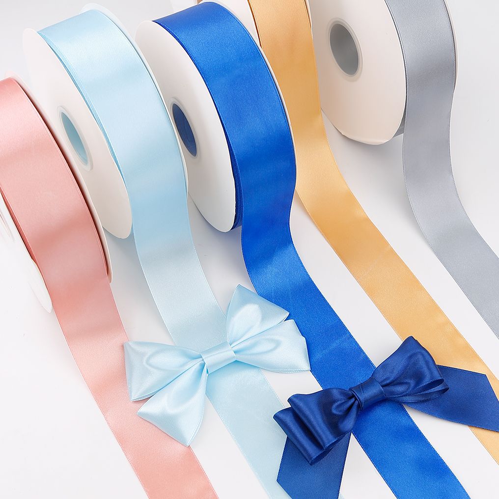 4cm宽丝带批发彩带玫瑰花材料礼物绸带花束手工diy蛋糕缎带红装饰