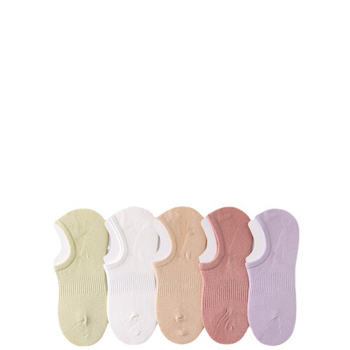 Socks women's boat socks shallow mouth invisible white summer small white socks non-slip non-falling summer thin spring and autumn short