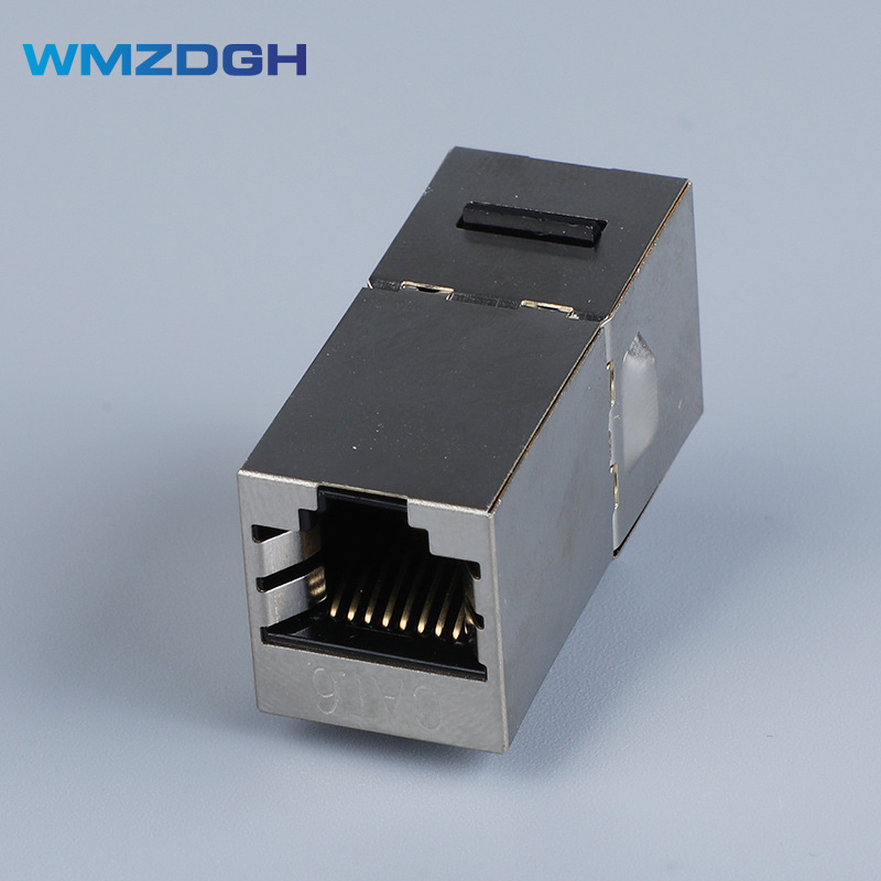 Through Category 6 module shielding module network module RJ45 information module to through in-line module panel module