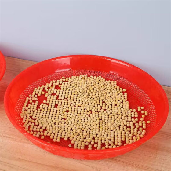 Plastic round sieve surface mesh screen powder sieve filter mesh leakage corn sieve grain drying sieve dustpan rice sieve