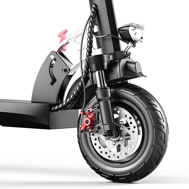 Adult Electric Scooter Foldable Electric Scooter Aluminum Alloy Mobility Aid with Seat Lithium Battery Long Battery Life