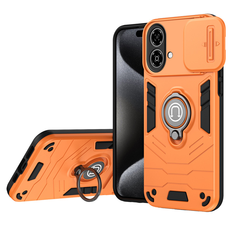 Suitable for Zte A35E Push-Window Ring Stand Phone Case V70 Vita Car Magnetic Anti-Fall Protective Cover Suitable for Zte A35E Push-Window Ring Stand Phone Case V70 Vita Car Magnetic Anti-Fall Protective Cover