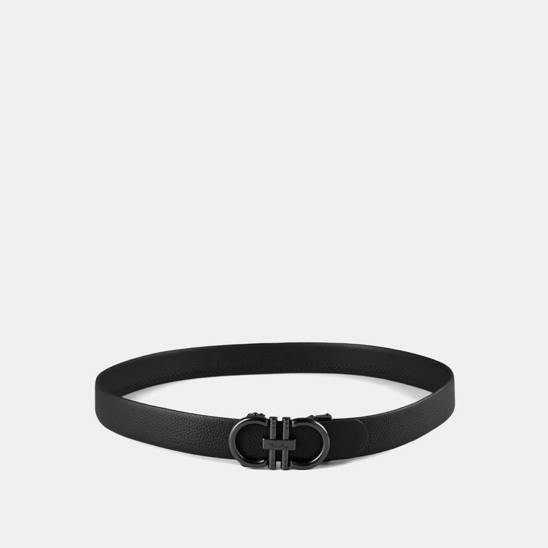 Classic trend belt, leather trousers, genuine leather, Korean style