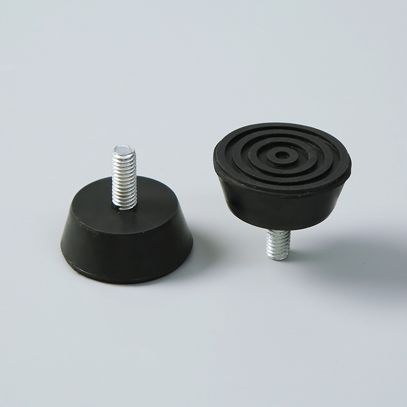 M6可调节橡胶螺纹底盘脚垫家具机械设备仪器减震防滑带螺丝脚X20