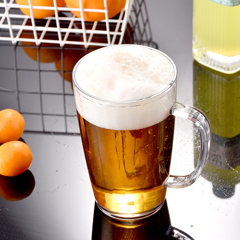 PC acrílico agua enjuague bucal jugo taza de té diamante Hotel restaurante resistente a altas temperaturas de plástico transparente taza de cerveza