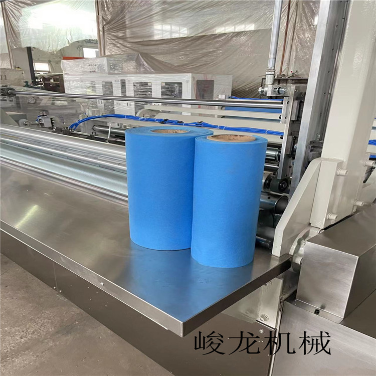 全自动分条复卷机 桶装湿巾分切机 无纺布一次性美发巾高速分切
