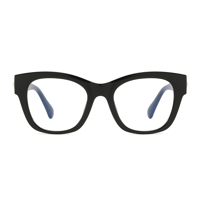 Nuevo estilo Xiaoxiangjia retro marco de gafas con estampado de leopardo anti-luz azul sin maquillaje gafas inteligentes que cambian de color Net Red para mujer