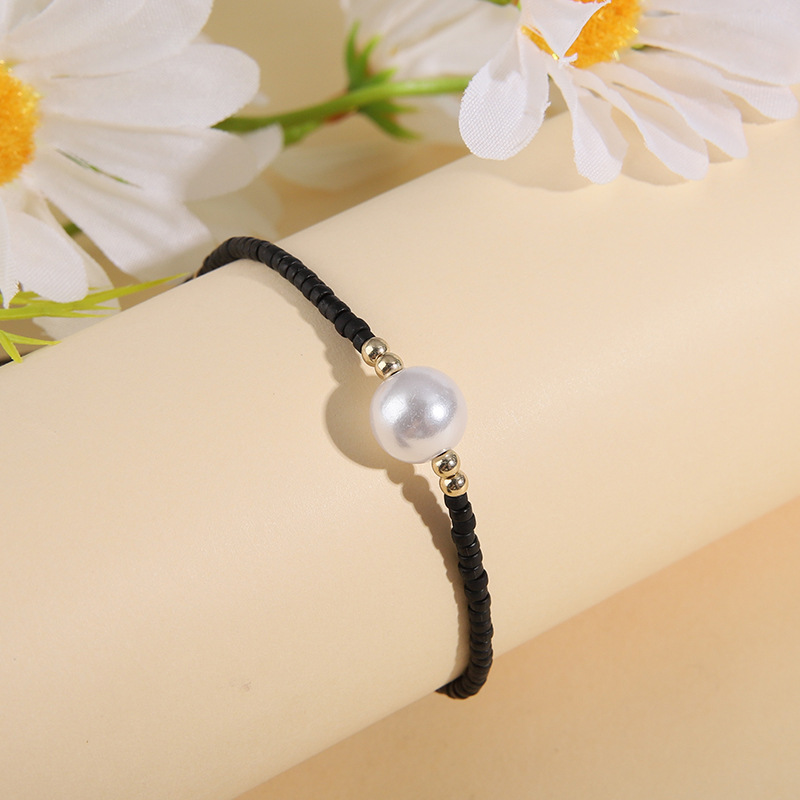 1 Piece Fashion Round Beaded Pearl Womenu0027S Bracelets