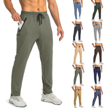 时尚休闲裤男士2025跨境运动户外登山运动速干透气弹力运动长裤子