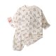 Wrinkled Cotton Nightdress Floral Women's Spring and Autumn Girl's Treasure Autumn and Winter Long-sleeved Princess Autumn New Style Draping Cotton Dress