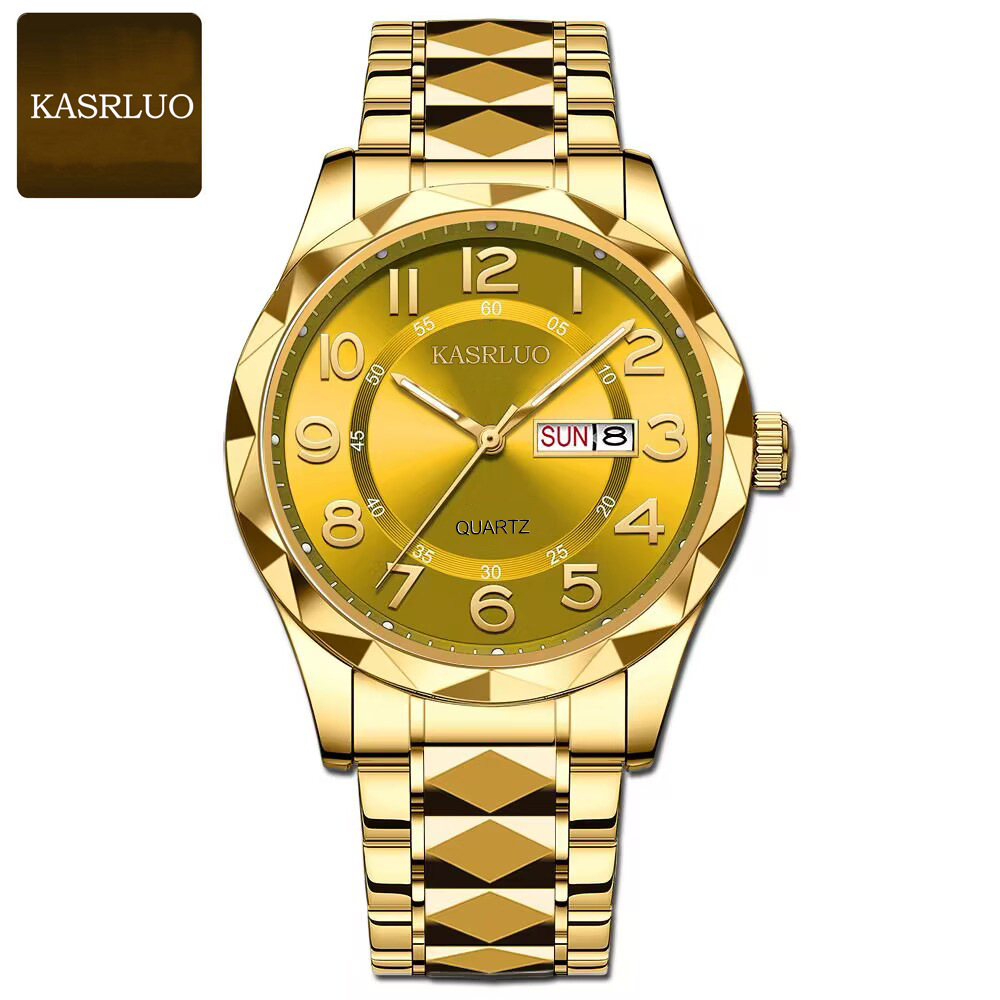 KASRLUO vidutinio amžiaus pagyvenusių žmonių mados vandeniui atsparus naktinės šviesos didelis skaitmeninis kvarcinis vyriškas laikrodis_voghion.com