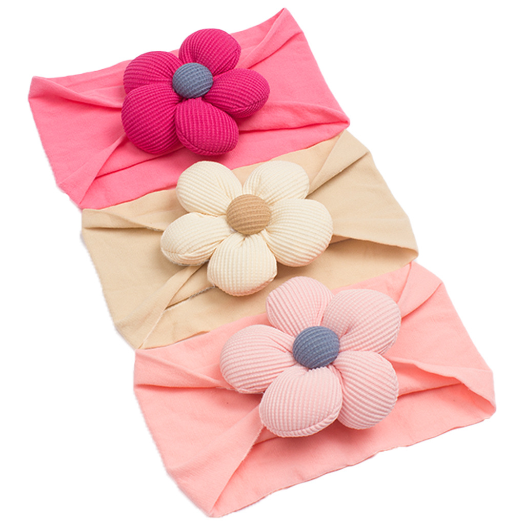 Business Occasion Girl's Simple Style Commute Flower Nylon Braid Hair Band