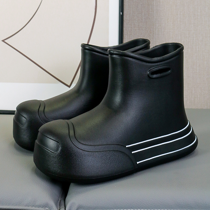 H008 한국 장화-블랙 (정사이즈)