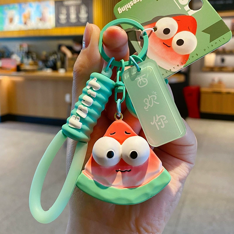 Автомобильный креативный стиль резьбы по дереву, подвеска для школьной сумки, изысканный брелок для ключей интернет-знаменитостей, подвеска для ключей для пары мальчиков и девочек, милый