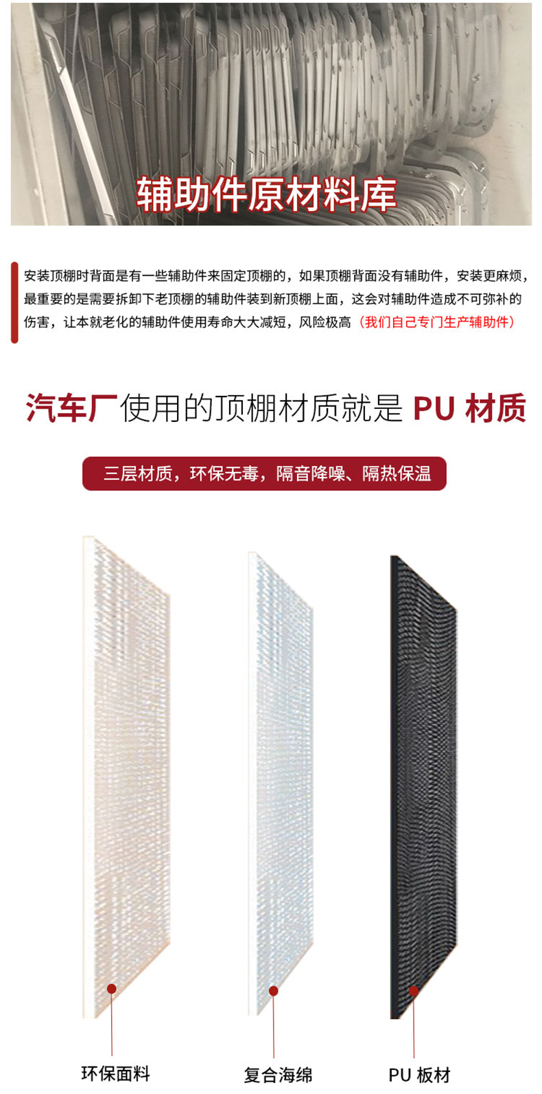 Changan Mg Rui Xing Yuexiang Yidong Interior Ceiling Car Roof Lining Car Ceiling Lining
