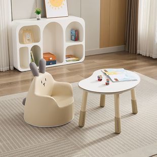Children's Peanut Table Liftable Baby Learning Table Home Writing Table Kindergarten Early Education Table and Chair Baby Picture Book