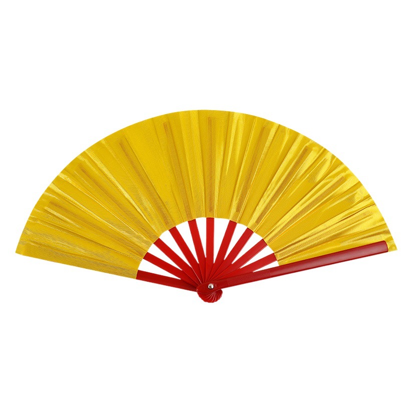 Ventilador de estilo chino Kung Fu ventilador sonido ventilador niños adultos artes marciales ventilador rojo rendimiento cuadrado fitness danza ventilador