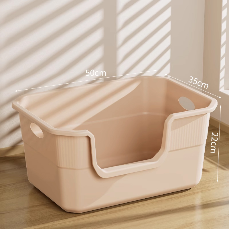 [업그레이드 및 두꺼워짐] 라이트 커피 50CM 대형 [무료 고양이 쓰레기 삽]