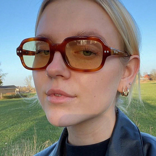 Round Sunglasses with Metal Dials, 2025 Trendy Round Sunglasses, Western and Eastern Style, Versatile Eyeglasses, Instagram Style