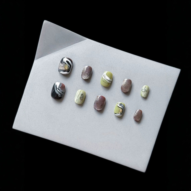 [Shenzhen Made] Wild Flower Design, Handmade Nail Art, Whitening Nail Stickers, Nail Art Decals