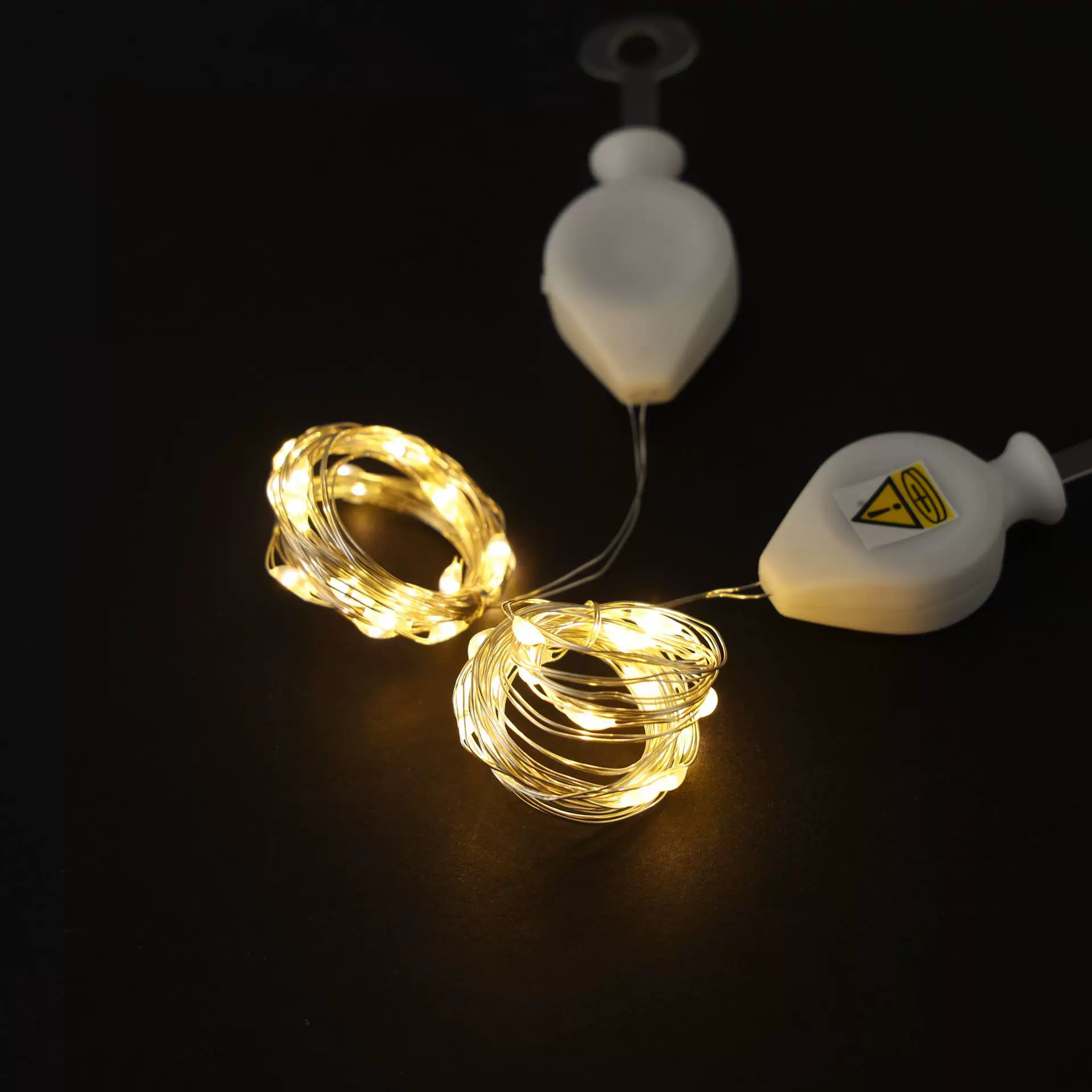 led灯串新款装饰氛围小彩灯 跨境  小鱼造型纽扣灯串节日氛围圣诞