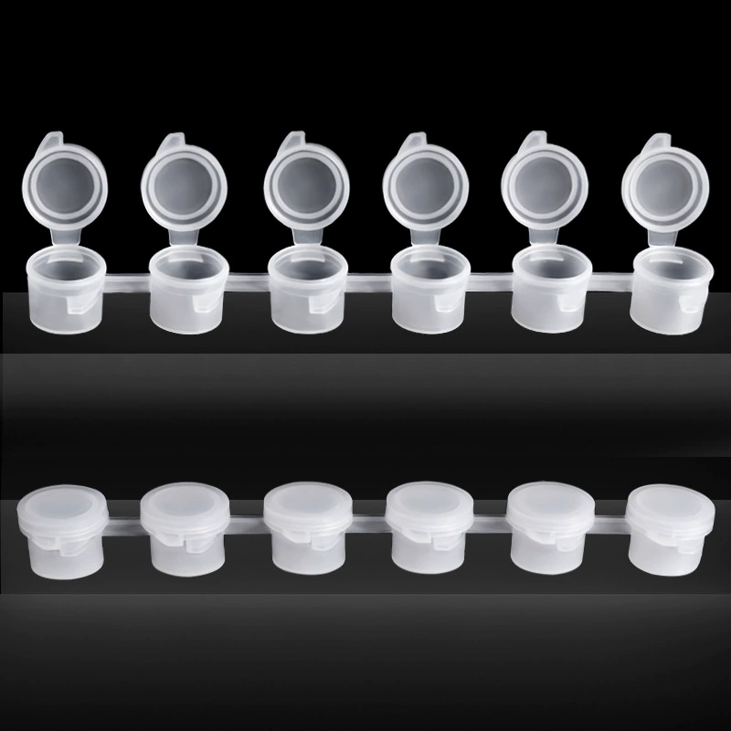 3 мл 6 соединенная пластиковая коробка цифровая картина маслом Акриловая картина пигмент пустая коробка новая коробка для краски оптом в больших количествах