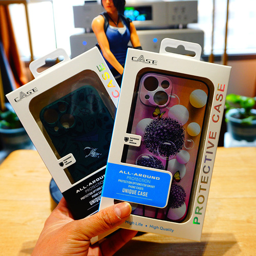 Thickened window mobile phone case carton suitable for Apple 13 mobile phone case packaging box mobile phone case sleeve packaging