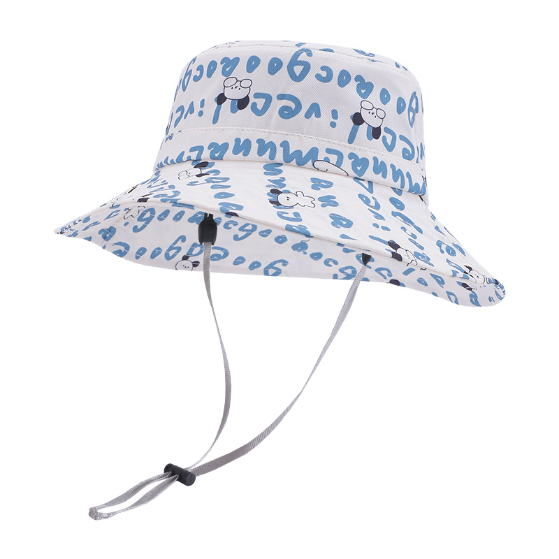 2024 verano nuevo sombrero de bebé para hombres y mujeres sombrero de pescador anti-UV sombrero de moda encantador